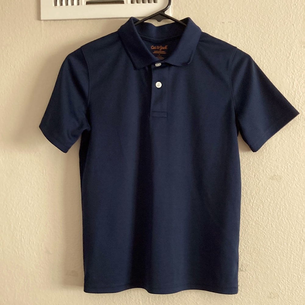 2 Cat and Jack lot of 2 performance polos